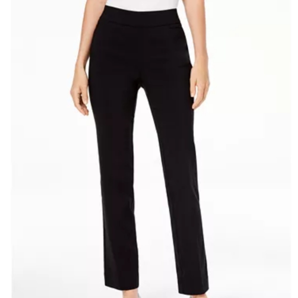 JM Collection Slim Leg Comfort Waist Pants